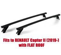 Barre Portapacchi Tetto Per RENAULT Captur II (2019-) Flat ST305/420M