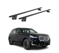 Barre portapacchi trasversali per BMW X3 G45 2024-2025 nero alluminio 2 pezzi