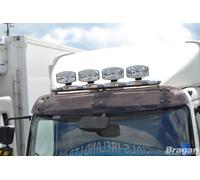 Barre Portatetto A + Luci LED Per Renault Midlum 2006-2013 Acciaio Inox