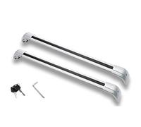 Barre Portatutto 2 Pezzi Per VW ID.4 2020 2021 2022 2023 2024 2025 Barre Trasversali Barre Portatutto In Lega Di Alluminio Con Serratura Barre Tetto Portapacchi(Argento)