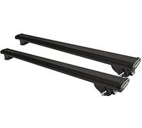 Barre portatutto Aerodynamic Black in alluminio della Farad con kit compatibile con MG MOTOR HS 5 porte dal 2021 in poi con corrimano basso (railing integrati)