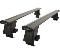 Barre portatutto Aerodynamic Black in alluminio della Farad con kit compatibile con VOLVO V60 5 porte dal 2010 al 2018 senza corrimano (senza railing)