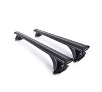 Barre portatutto Aerodynamic Black in alluminio della Farad con kit Lux compatibile con Mg Motor Hs 5 porte anno 2021> con corrimano basso