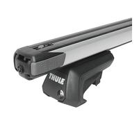 Barre portatutto alluminio adatto per Kia Rio Fastback I Tipo DC Thule SlideBar