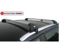 Barre portatutto alluminio silver corrimano integrato Bmw X3 dal 2010