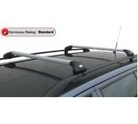Barre portatutto alluminio silver corrimano standard Chrysler Voyager 1990-1996