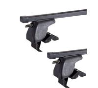 Barre Portatutto Amos M001 Lock 130cm Coppia Per Renault 14 Hatchback (77-84)