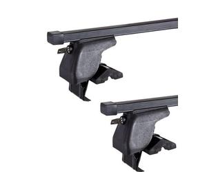 Barre Portatutto Amos M001 Lock 130cm Coppia Per Renault 14 Hatchback (77-84)