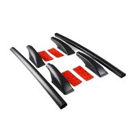 Barre Portatutto Auto 1.8 Modifica Del Tetto Perforato Su Entrambi I Lati Portapacchi Per Auto Decorativo In Lega Di Alluminio Solo Per La Decorazione Dell'auto(1.2M black)
