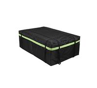 Barre Portatutto Auto Borsa Da Carico Impermeabile Portapacchi Da Tetto Per Auto Con Striscia Riflettente Notturna Cubo Deposito Bagagli Universale Da Campeggio Rails(112X90X45cm)