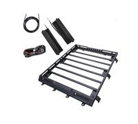 Barre Portatutto Auto Per Suzuki Per Jimny JB64 JB74 2019 2020 2021 2022 Portapacchi Ferroviario Bagagli Per Cross Bar Ferroviario Scatole Cestino Lega Alluminio Rails(Boxes Have Light)