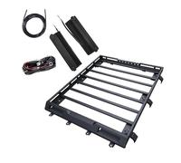 Barre Portatutto Auto Per Suzuki Per Jimny Per JB64 Per JB74 2019-2022 Top Portapacchi Ferroviario Cross Bar Ferroviario Scatole Cestino Lega Alluminio Rails(Boxes Have LED)