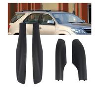 Barre Portatutto Auto Per Toyota Fortuner 2004 2005 2006-2013 2014 4PCS Portapacchi Portapacchi Nero ABS Bar Rail End Copertura Borsette Cap Trim