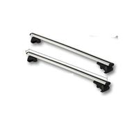 Barre Portatutto Auto Per Veicoli Con Ringhiere Rialzate Separate Portapacchi Per Auto 120 Cm Barra Trasversale Asta Lega Alluminio A Forma Arco Superiore Universale Auto Rails(Bianco)