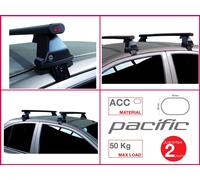 BARRE PORTATUTTO COMPLETE G3 AUDI Q2 DAL 2016 NO RAILING KIT IN ACCIAIO