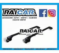 BARRE PORTATUTTO DA TETTO MODULA TELESCOPICHE NERO ALLUMINIO AUDI A4 A6 RAILS