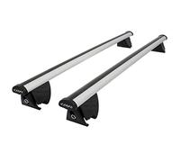 Barre portatutto FARAD HILO + ALU compatibili con HYUNDAI IX35 dal 2010 al 2015 con corrimani bassi railing integrati