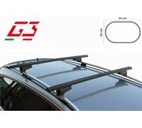 BARRE PORTATUTTO G3 CON SERRATURA VOLKSWAGEN CROSS UP DAL 2014> CON RAILING