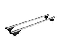 Barre portatutto in alluminio Helio Rail Evos RA L 127 cm Argento nero