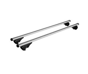 Barre portatutto in alluminio Helio Rail Evos RA L 127 cm Argento nero