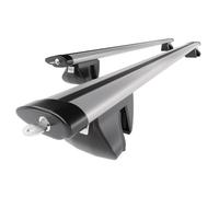 Mossa Barre portatutto in alluminio compatibili con Fiat Qubo Monovolume (2008-2020) argento - portapacchi auto - portabagagli barre da tetto - corrimano 2