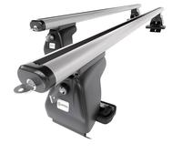 Mossa Barre portatutto in alluminio compatibili con Renault Captur I SUV (2013-2019) argento - portapacchi auto - portabagagli barre da tetto - senza punti di fissaggio di serie 1