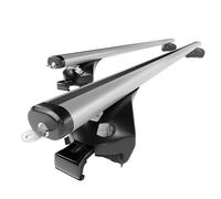 Mossa Barre portatutto in alluminio compatibili con VW Volkswagen Passat B8 Variant (2015-2023) argento - portapacchi auto - portabagagli barre da tetto - corrimano integrati 1