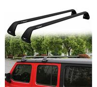 Barre portatutto in alluminio portapacchi in alluminio Portatutto per Auto Portapacchi per Jeep Wrangler JL JK 2007-2021 2 pezzi