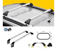 BARRE PORTATUTTO IN ALLUMINIO TELESCOPICHE PER FIAT PANDA 4x4 (2004-2013)