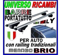 Barre Portatutto Menabo BRIO 120 RENAULT Clio III Sporter 07>12 Barre Longitudi