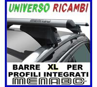 Barre Portatutto Menabo TIGER SILVER 135 BMW X3 (F25) 2014> Profili integrat