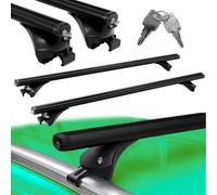 Barre Portatutto Nero M03BS Aero 120Cm Per Citroen DS7 2018- Per Guide Integrate