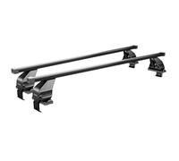 Barre portatutto Omega in acciaio compatibile con HONDA CR-V III 5 porte anno dal 2007 al 2012 con tetto liscio