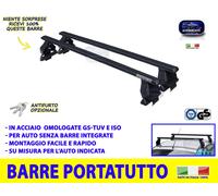 Barre portatutto per A3 2013> 4 porte da TETTO auto acciaio porta pacchi set 2