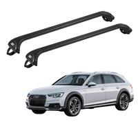 BARRE PORTATUTTO PER AUDI A4 ALLROAD B9 ALLUMINIO NERE CORRIMANO FABBRI