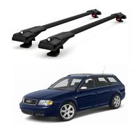 Barre portatutto per Audi A6 Avant C5 1997-2005, traverse - nere 2 pezzi