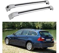 Barre Portatutto per BMW 3 Series E91 Estate 2004-2012 Antiruggine Barre Portapacchi Barre portatutto da Tetto Tetto Portapacchi Barra Alluminio