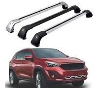 Barre Portatutto per DR F35 2008-2020, Tetto Portapacchi Barra Alluminio Auto per Railing Integrati con Serratura,Silver-1 Pair