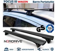 Barre Portatutto Per Ford Focus 3 Wagon ORIGINALI Nordrive EVOS Silenzio TÜV-GS