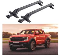 Barre Portatutto per Ford Ranger Raptor 2015-2022,Alluminio Barre Trasversali Ringhiera Binari Supporto Accessori da Viaggio