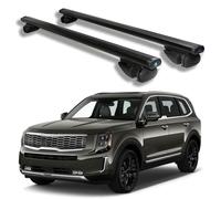 Barre Portatutto per Kia Telluride (Except X-Line And X-PRO) 2019-2025, Barre Portapacchi per Auto, Portapacchi da Tetto per Viaggi, Vacanze, Uso Quotidiano,Black