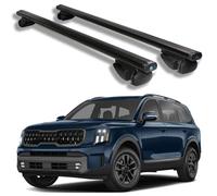 Barre Portatutto per Kia Telluride X-Line And X-PRO 2023 2024 2025, Barre Portapacchi per Auto, Portapacchi da Tetto per Viaggi, Vacanze, Uso Quotidiano,Black