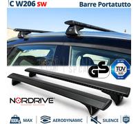Barre Portatutto Per Mercedes Classe C W206 SW ORIGINALI Nordrive EVOS Silenzio