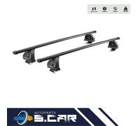 Barre Portatutto Per Nemo Doblo Qubo Bipper Amarok Premontato Da Tetto Liscio