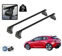 Barre Portatutto Per Opel Astra J Gtc 2011-2018 Portapacchi Tetto Nere Robuste