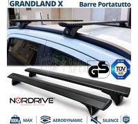 Barre Portatutto Per Opel Grandland X ORIGINALI Nordrive EVOS Silenzio TÜV-GS