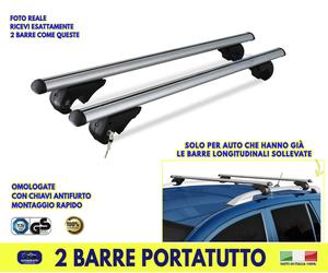 Barre Portatutto per Panda Cross 4x4 2004>2014 portapacchi auto bagagli barra