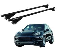 BARRE PORTATUTTO PER PORSCHE CAYENNE (92A) 2011-2017 MENABO ALLUMINIO NERE