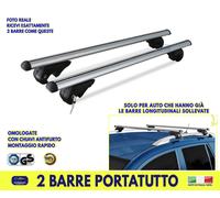 Barre Portatutto per Qubo 2007> da tetto portapacchi auto bagagli barra set in