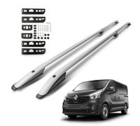 Barre portatutto per Renault Trafic (FG/JG) H1 LUNGO 2014- Argento Opaco